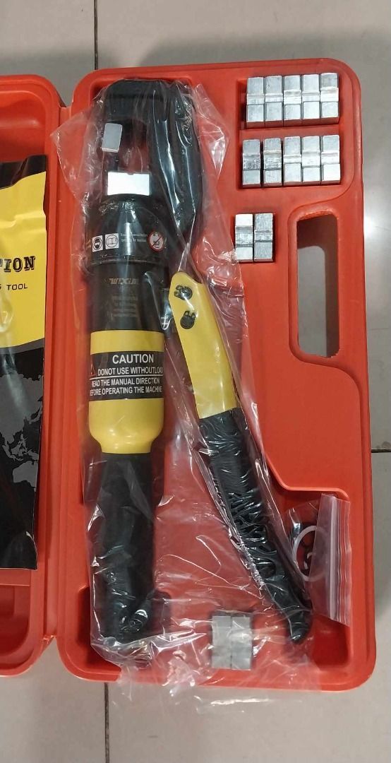 Hydraulic CRIMPING TOOL (Category: Construction Tools & Equipment) located in Manila. Submitted by 09150361920ronvillaflor (Listing ID 1291236004, Image 2). Description: Hydraulic CRIMPING TOOL Specs: 6-70mm, 12-2/0AWG, YQ-70 ₱4,800 For inquiries GLOBE:📞 ☎ 0⃣9⃣1⃣5⃣0⃣3⃣6⃣1⃣9⃣2⃣0⃣ 📞 ☎ 0⃣9⃣1⃣5⃣0⃣3⃣6⃣1⃣9⃣2⃣0⃣ Email me@ 📫 📑 r-o-n-.-h-a-y-a-i-@-g-m-a-i-l.c-o-m Check my Carousell: https://www.carousell.ph/u/ronvillaflor0/ PRICE MAY CHANGE WITHOUT PR