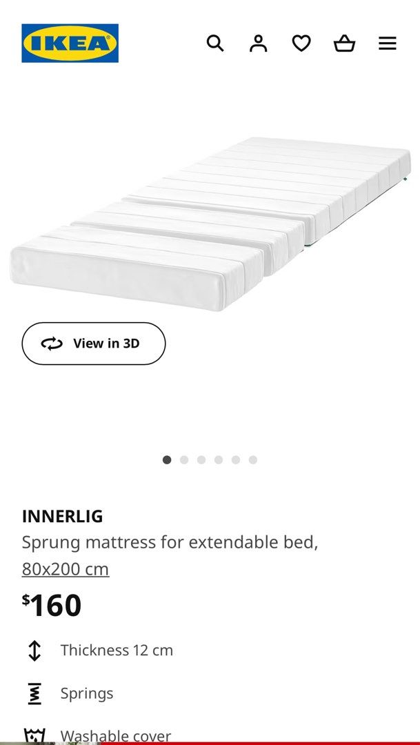 Ikea innerlig store mattress