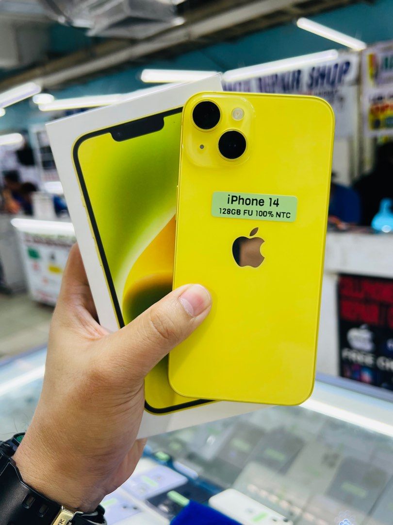 iPhone 14 128GB 100BH Openline NTC Approved 100%smooth Complete with box No issues (Category: iPhone 14 Series) located in San Juan City. Submitted by saabangadgetshop (Listing ID 1291211680, Image 2). Description: Onhand | Pre-owned iPhone 14 128GB OPENLINE NTC APPROVED Battery Health 100% NO HIDDEN ISSUES NO HISTORY OF REPAIR 100%Smooth TEST TO SAWA RESET ALL YOU WANT NOT REFURBISHED AUTHENTIC PHONE ALL WORKING FREE 3uTools 🖥️ 🆓Freebies ✅Adap