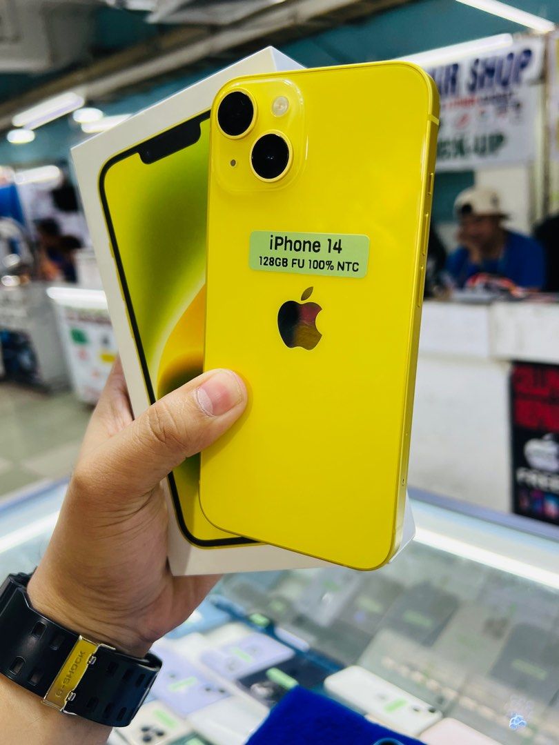 iPhone 14 128GB 100BH Openline NTC Approved 100%smooth Complete with box No issues (Category: iPhone 14 Series) located in San Juan City. Submitted by saabangadgetshop (Listing ID 1291211680, Image 3). Description: Onhand | Pre-owned iPhone 14 128GB OPENLINE NTC APPROVED Battery Health 100% NO HIDDEN ISSUES NO HISTORY OF REPAIR 100%Smooth TEST TO SAWA RESET ALL YOU WANT NOT REFURBISHED AUTHENTIC PHONE ALL WORKING FREE 3uTools 🖥️ 🆓Freebies ✅Adap