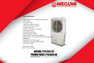 IWATA AIR COOLER - AFFORDABLE - DISCOUNTED PRICE  - HIGH QUALITY