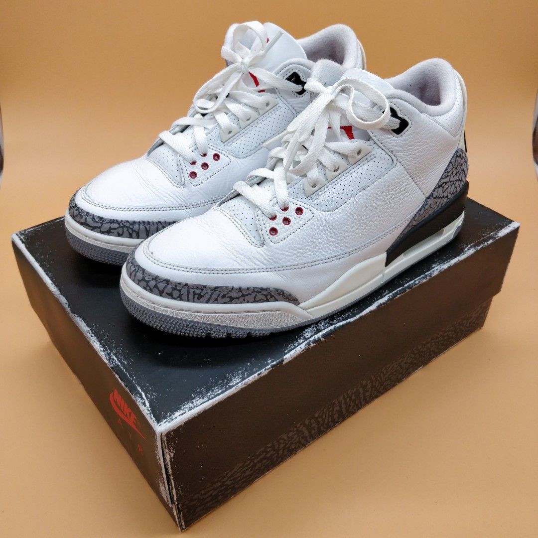 Jordan 3 ' White Cement Reimagined' (Category: Sneakers) located in Imus. Submitted by jaeck07 (Listing ID 1291225227, Image 1). Description: - Used once - Local Release - Complete OG all WE SHIP NATIONWIDE 📦 COD/COP.