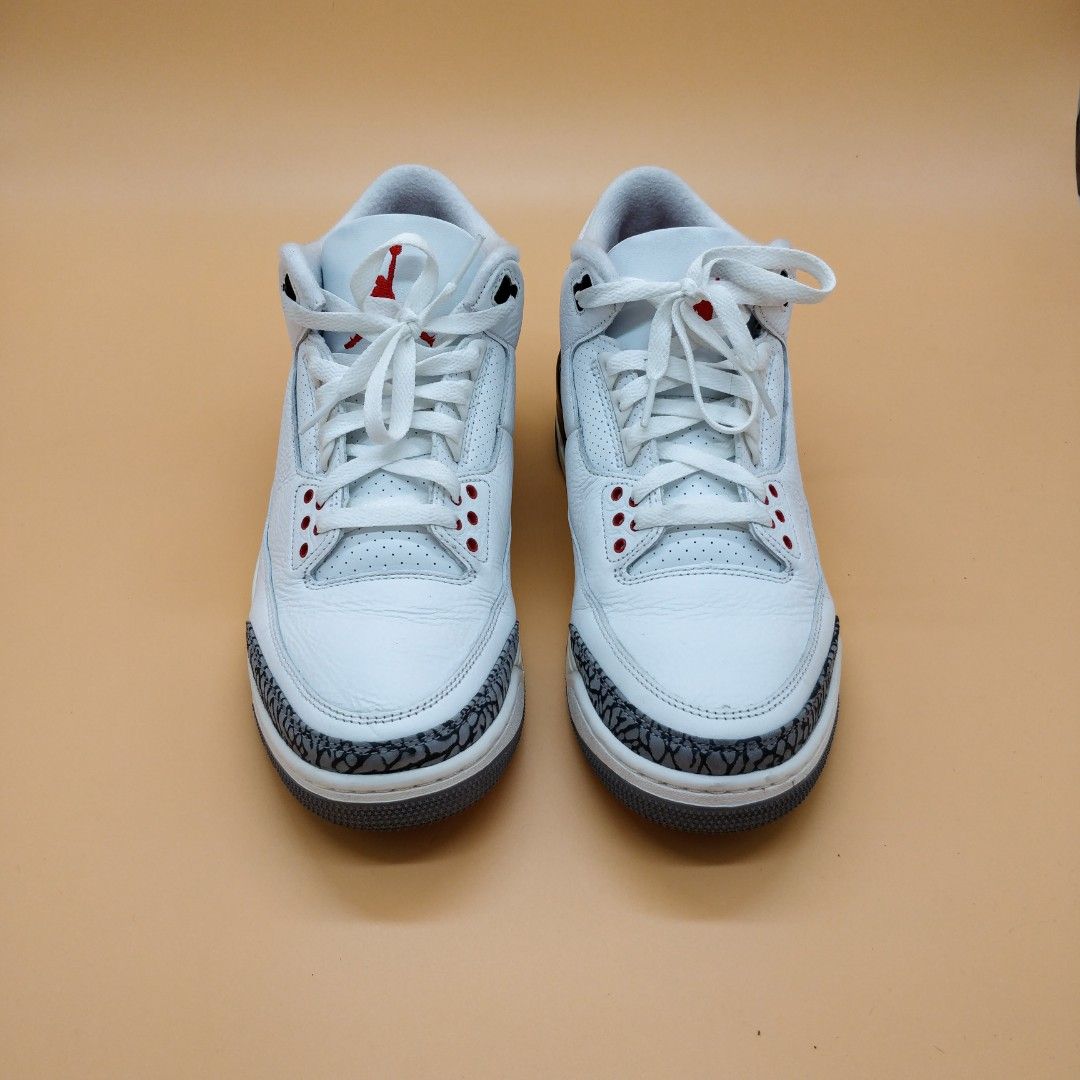 Jordan 3 ' White Cement Reimagined' (Category: Sneakers) located in Imus. Submitted by jaeck07 (Listing ID 1291225227, Image 2). Description: - Used once - Local Release - Complete OG all WE SHIP NATIONWIDE 📦 COD/COP.