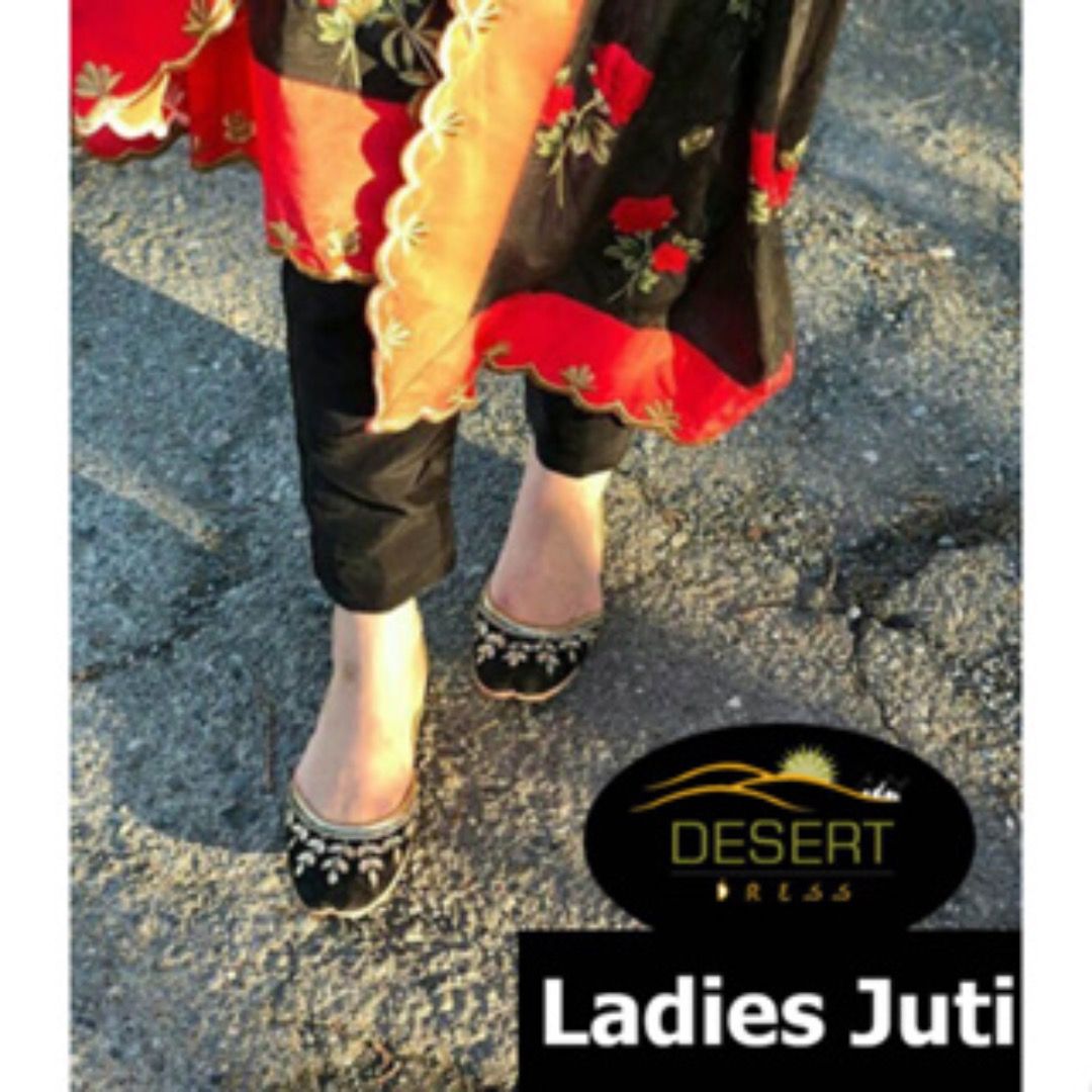 Jutti New Color Embo Women Mojdi Flat Sandals Punjabi Jutti