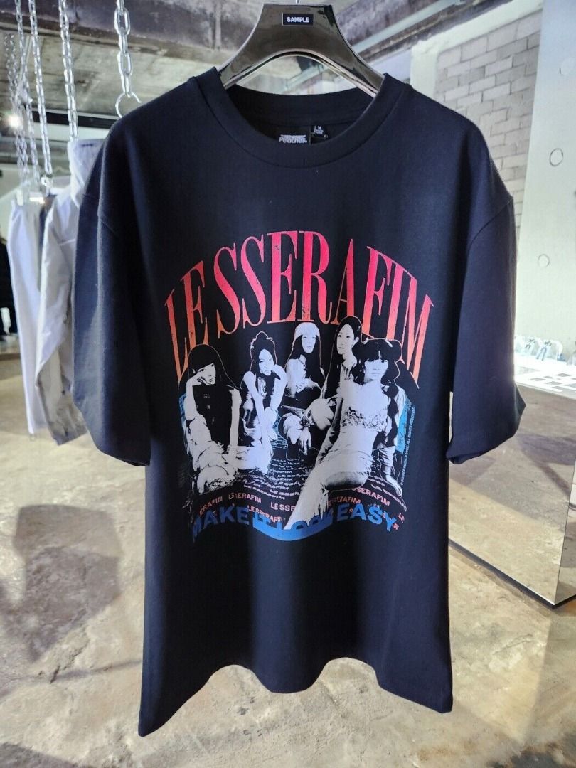 Le Sserafim ルセラフィム コラボTシャツ peaches Lサイズ 扱う