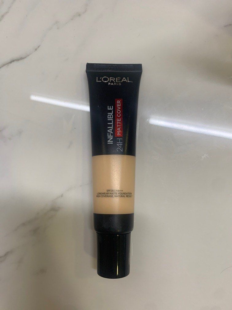 Loreal Paris Infallible 24H Matte Cover Foundation (Category: Makeup) located in Manila. Submitted by liangeanph (Listing ID 1291340154, Image 1). Description: 95% used Shade: 30 light ivory .