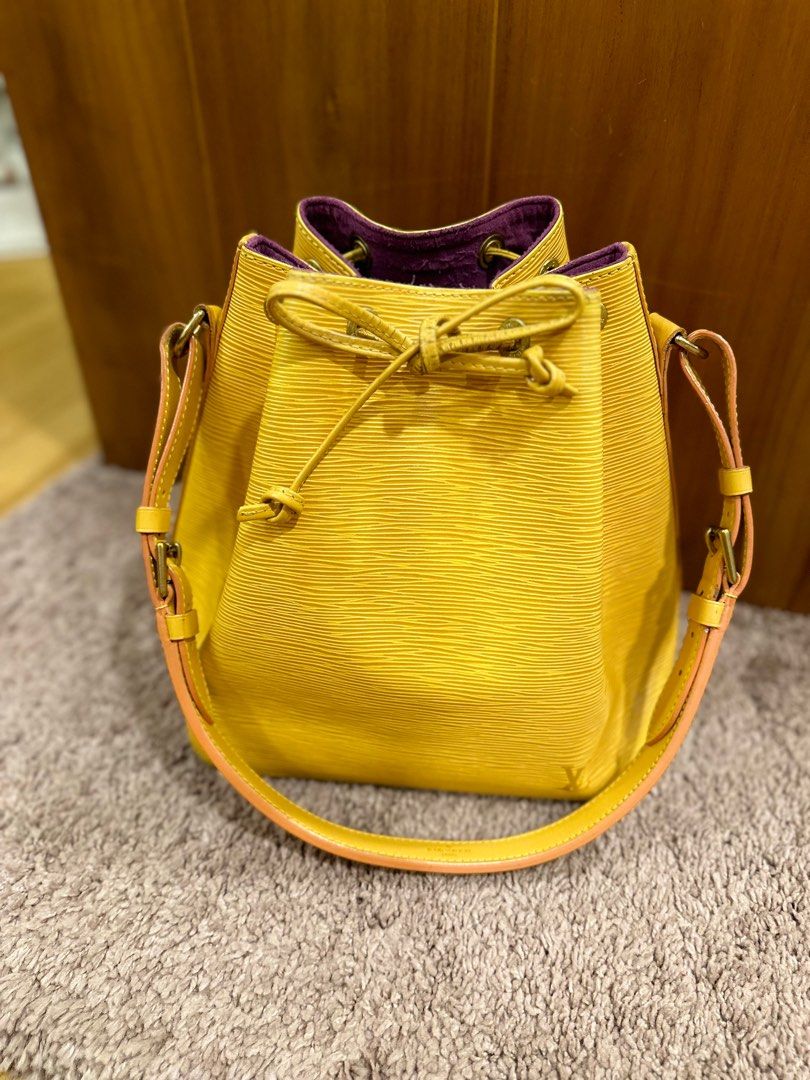 Louis Vuitton Epi Leather Neonoe PM Bucket Bag Luxury Bags Wallets on Carousell