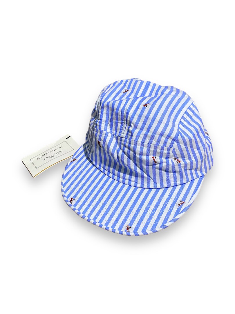 Maison Kitsune stripe Panel Hat authentic original