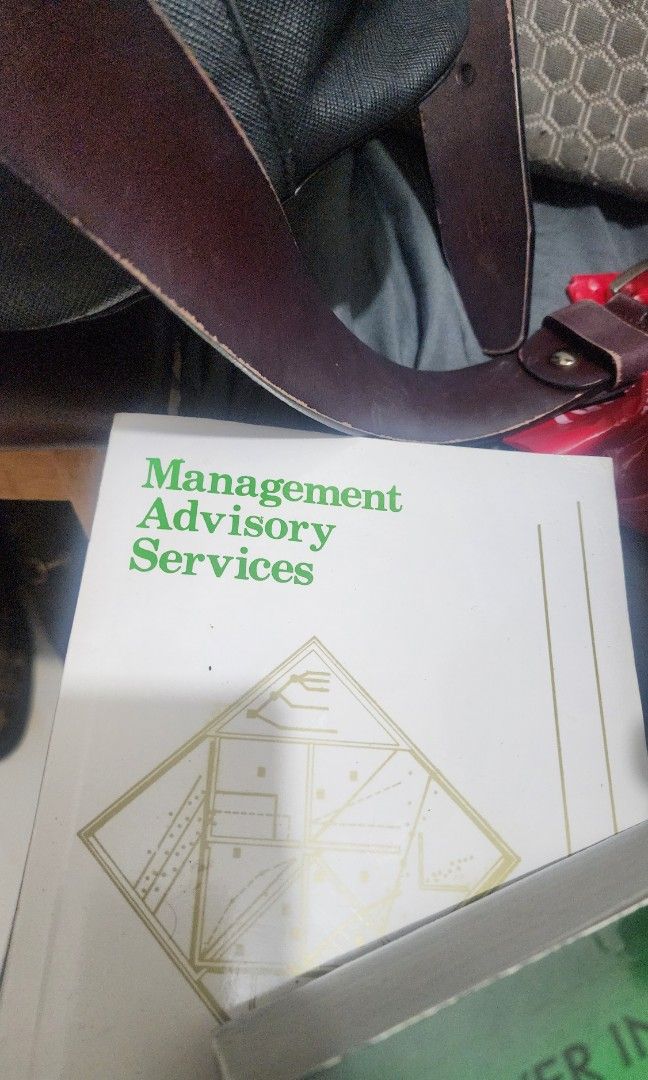 Management advisory services reviewer (Category: Textbooks) located in Manila. Submitted by ginetedw46 (Listing ID 1291347514, Image 3). Description: 3 pieces MAS reviewer #vlogger #2024declutter.