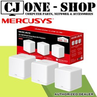 Mercusys Halo H30 (3-Pack) AC1200 Whole Home Mesh WiFi System | Mesh Router | Mesh Kit