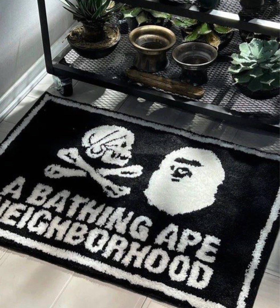 NEIGHBORHOOD BAPE NBHD RUG MAT ラグマット NEIGHBORHOOD BAPE NBHD RUG MAT ラグマット A Bathing Ape