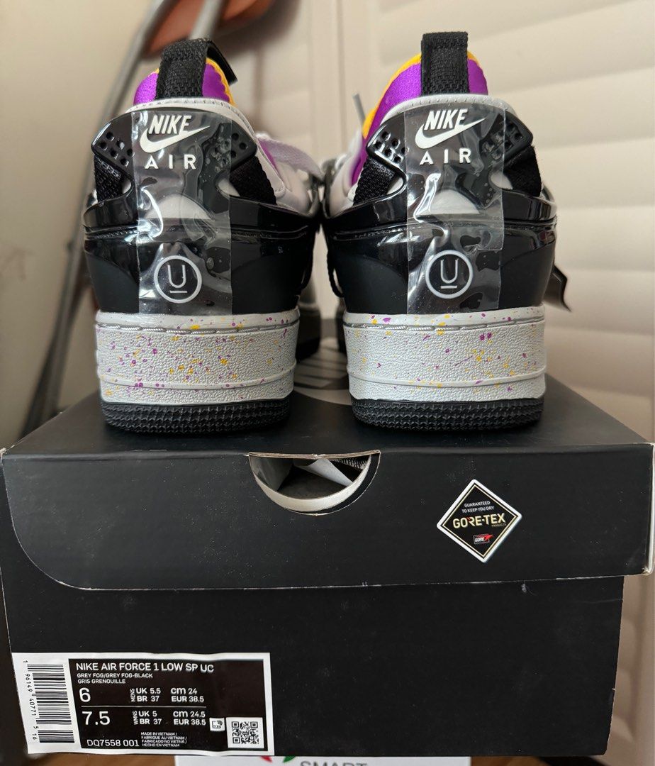 Nike Air Force 1 Low SP x Undercover (Category: Sneakers) located in Bacoor. Submitted by reesedrich07 (Listing ID 1291197020, Image 2). Description: Nike Air Force 1 Low SP x Undercover Size: US M 6/ W 7.5 Brand new Add shipping fee Gcash or bank.