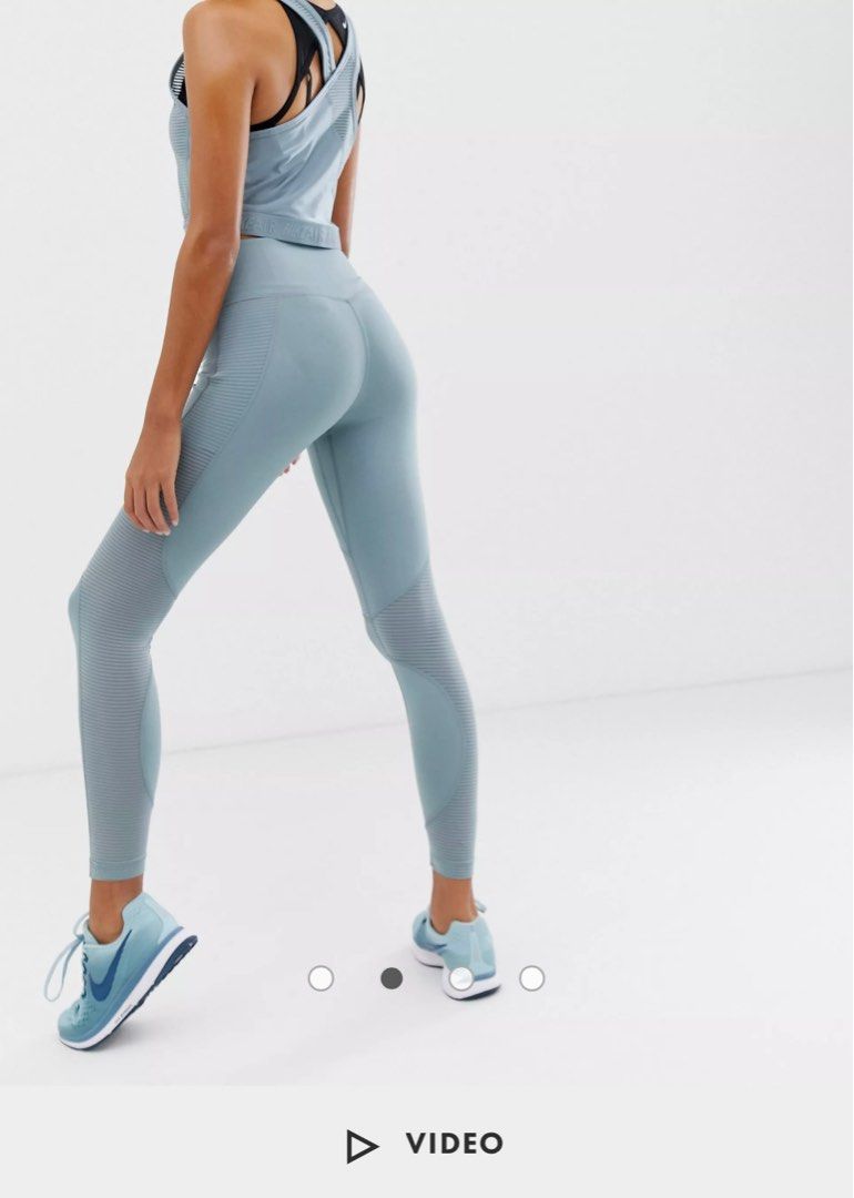 Nike air running leggings in grey sale