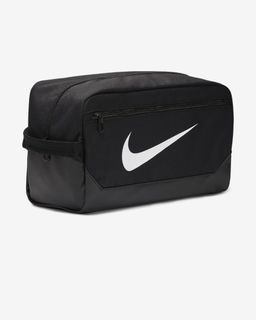 Nike Brasilia 9.5 Shoe Clutch Caryall Bag Black White Hand Bag Size Fits Up to US 12 Shoes Brand New w Tags Plastic