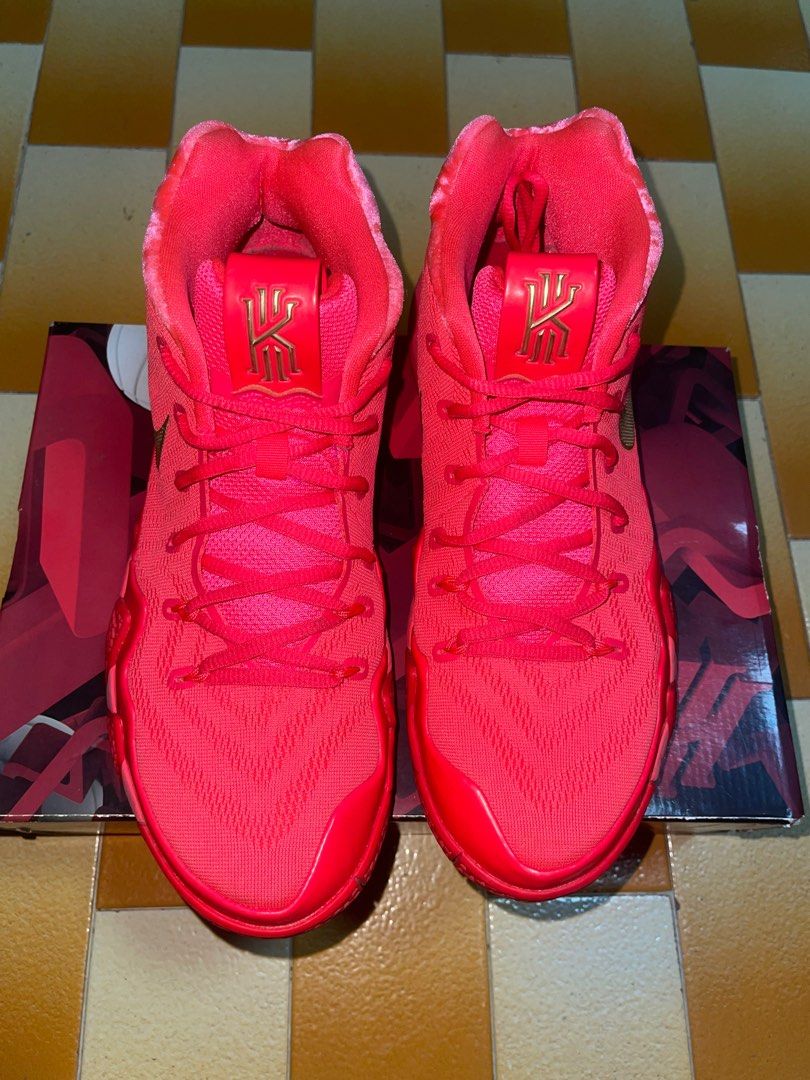 Kyrie 4 all red clearance