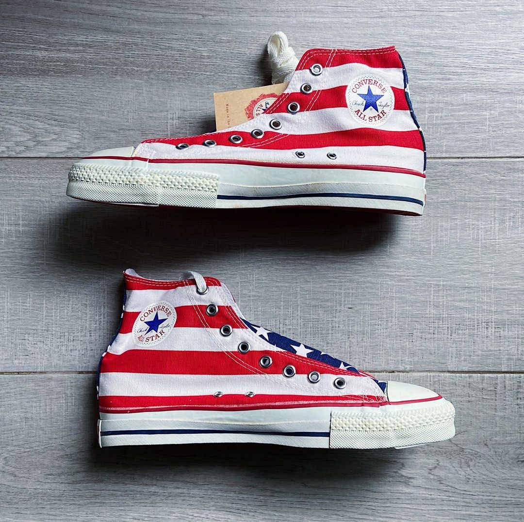 NOS 80s/90s Converse Chuck Taylor All-star Stars and Stripes