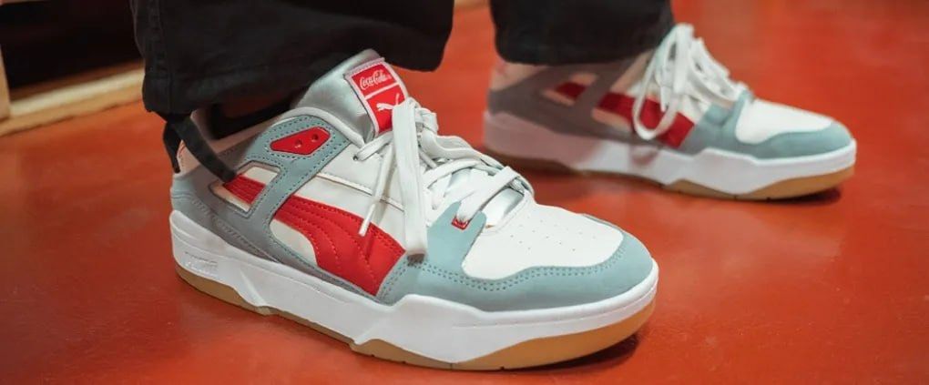 Official pair of PUMA x Coca Cola