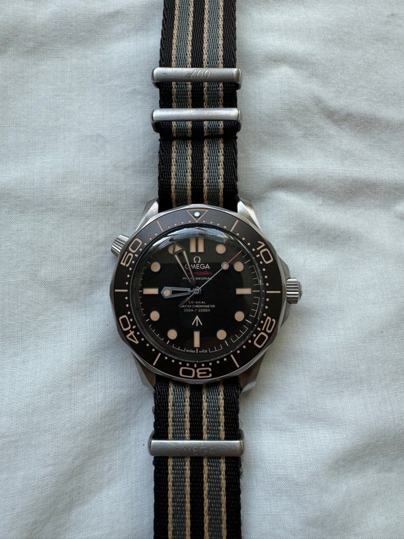 Omega No Time To Die NTTD Titanium Seamaster Diver 300 James
