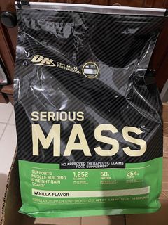 ON Optimum Nutrition Serious Mass Gainer Protein 12 lbs