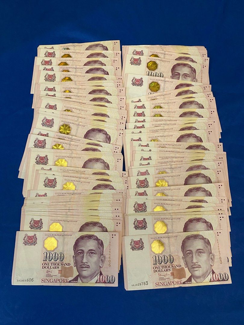 1118😍] One Thousand Singapore Dollars / $1000 SGD Note, Hobbies & Toys,  Memorabilia & Collectibles, Currency on Carousell