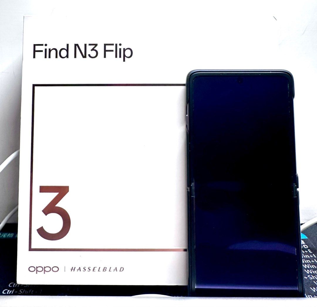 Oppo FIND N3 Flip (12+256) Sleek Black, 手提電話, 手機, Android