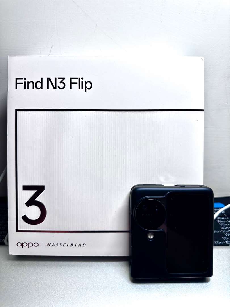 Oppo FIND N3 Flip (12+256) Sleek Black, 手提電話, 手機, Android