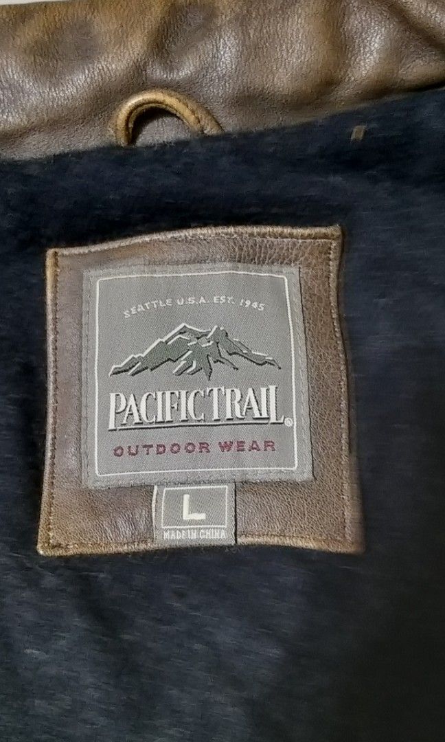 USD300 CLEARANCE Pacific Trail Leather Jacket, Men's Fashion