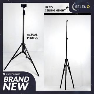 Phone Tripod Stand 210cm Phone Holder with Tripod 6ft 6.8 feet Brand New Adjustable On Hand Seleno