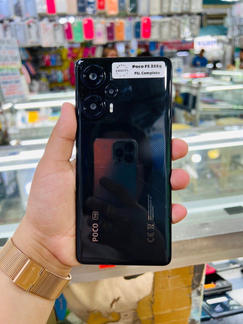 Poco F5 256gb Global Version Complete (Category: Android Others) located in San Juan City. Submitted by javedsgadgetshop (Listing ID 1291234417, Image 1). Description: OPEN FOR INSTALLMENT VIA CREDIT CARD/GGIVES & SWAP/TRADE-IN! WE BUY AND SELL ( ANYKINDS OF UNIT BINIBILI PO NAMIN)! PTPA : Padelete po f bawal Read ❗️Onhand ‼️ Poco F5 5G •256gb •NTC Variant •Good batt health •Factory Unlock •95% Smoothness •No hidden issue | No Repaired •100% Auth