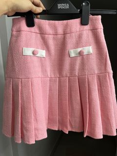 Pomelo tweed skirt