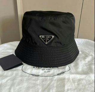 Prada bucket hat sale hot sale