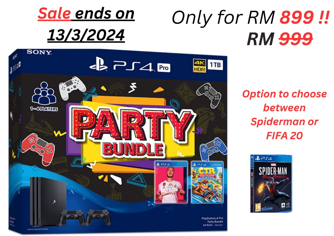 Ps4 party bundle sales 2020