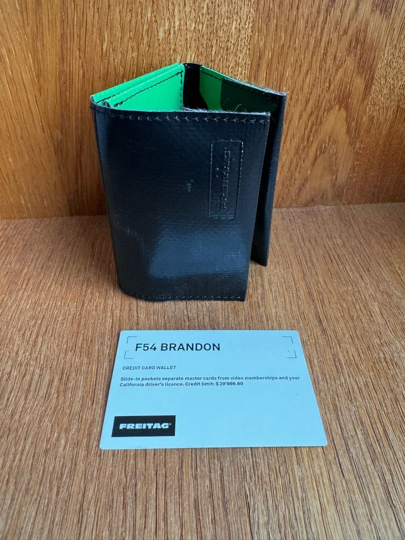 (レア)フライターグ F54 BRANDON　カードケース　ブラック レア)フライターグ F54 BRANDON カードケース ブラック FREITAG