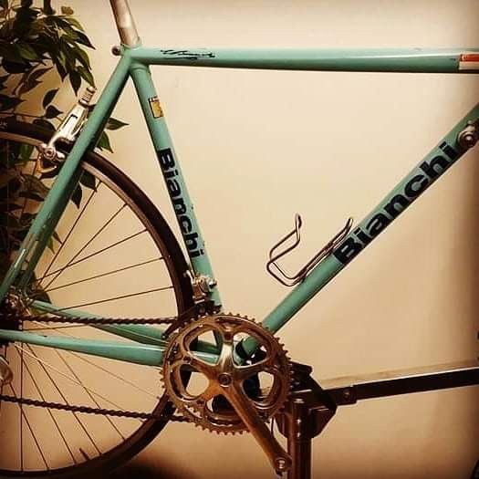 Rare vintage real steel Bianchi Proto Columbus Max, Sports