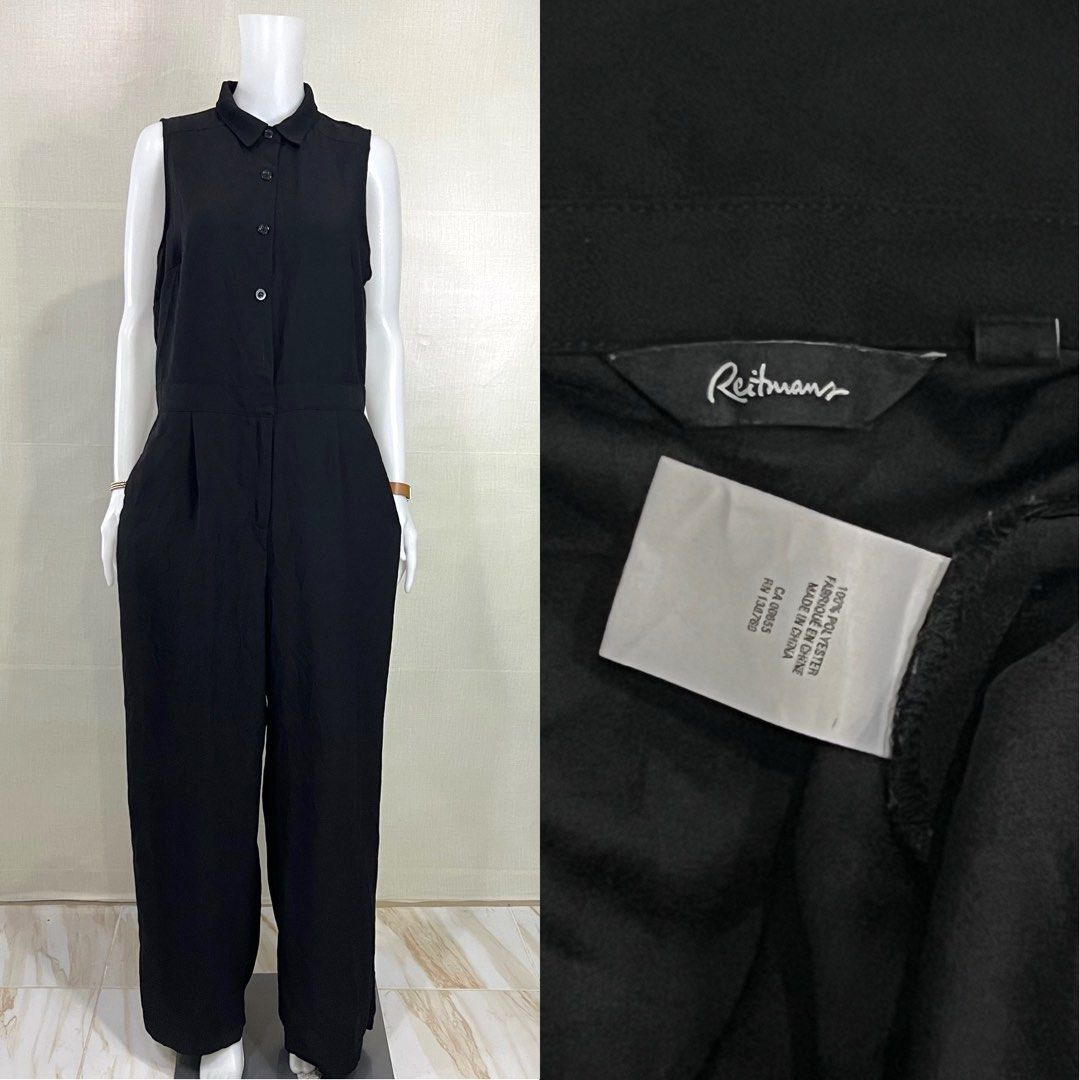 Reitmans black jumpsuit cheap