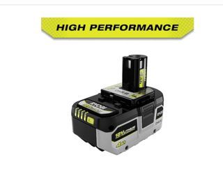Ryobi PBP004 18V HP (HIGH PERFORMANCE) Lithium-Ion 4.0 Ah Compact Battery, compatible to all Ryobi 18v power tools, Advanced Lithium-Ion cells maximize performance and runtime during demanding applications, Brand new taken from kit.