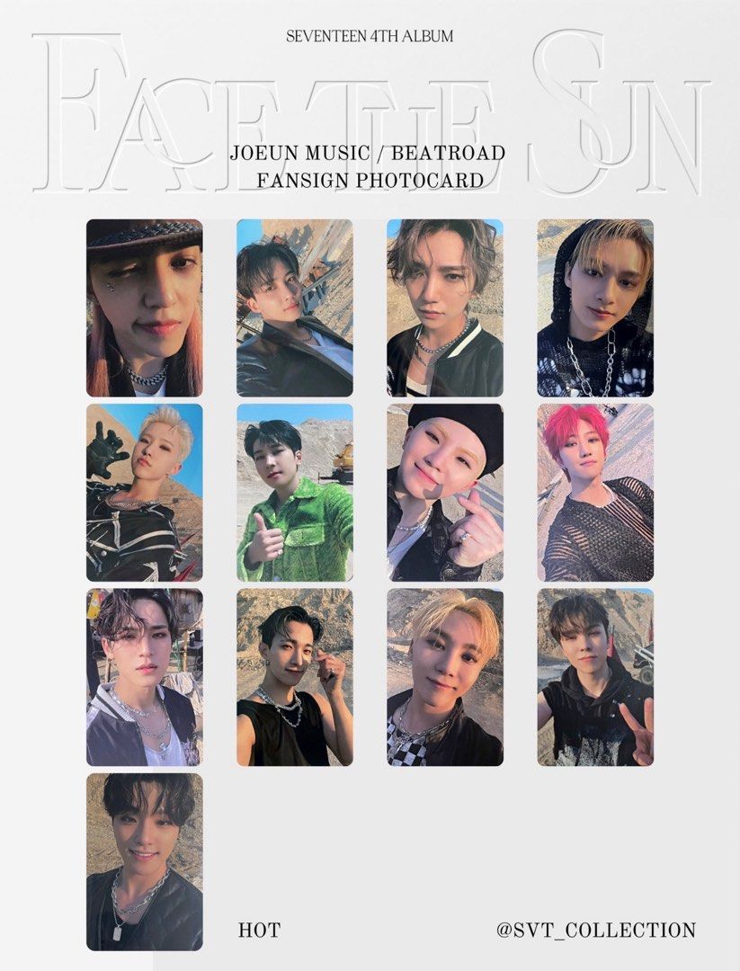 K-POP/アジア SEVENTEEN - SEVENTEEN face the sun beatroad SEVENTEEN 4th Album Face the Sun BEATROAD DOKYEOM Photocard
