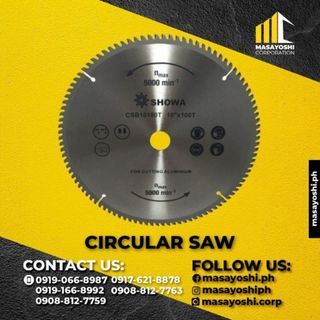 Showa Carbide Tipped Circular Saw for Aluminum | Circular Saw | Showa | Cutting Equipment