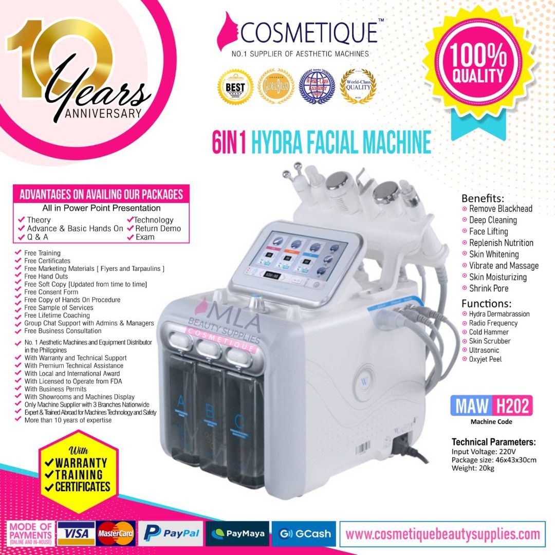 Silver Premium Facial Machine Package with Training and Certificate ...
