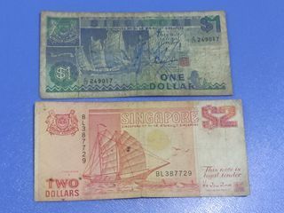 Singapore (1 and 2 Dollars)