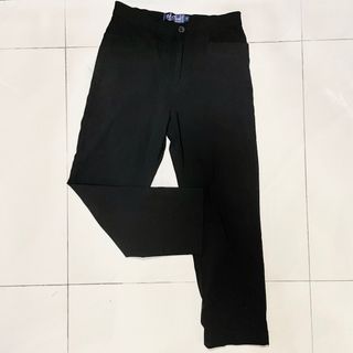 Black Slacks Pants for Ladies Stretchable, Women's Fashion, Bottoms, Other  Bottoms on Carousell