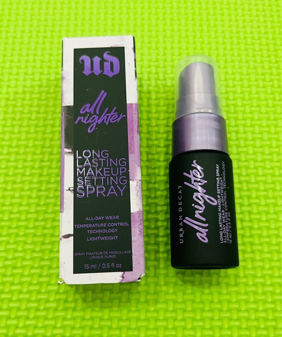 SOLD PER PIECE-MAKEUP SETTING SPRAY (Category: Makeup) located in Makati City. Submitted by cashfrancefashioncosmetics_ph (Listing ID 1291190286, Image 3). Description: URBAN DECAY MAKEUP SETTING SPRAY ALL IS NOT SEALED SIZE WITH BOX. 118ml. 👉2150 30ml. 👉1650 15ml. 👉850 NO BOX 118ML. 👉 2150 30ML. 👉1550 15ml. 👉750 AUTHENTIC FROM US SEPHORA ALL IS NEW STOCKS PM FOR MORE DETAILS .