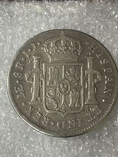 Spanish 1791 Silver Coin 8 Reales