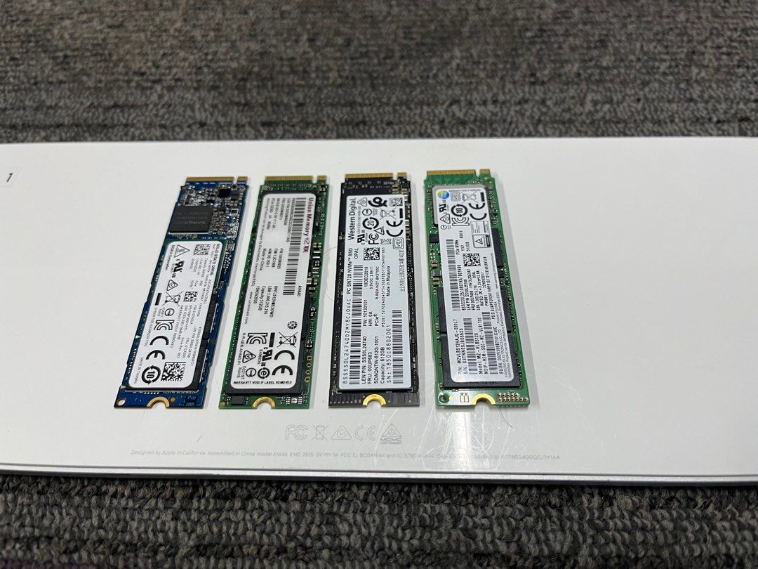 SSD M.2 NVMe/256GB/512GB/1TB/Used SSD/Laptop SSD/Desktop SSD/@Stock = 100 Units@/Different Brand#ssd#nvme ssd#m.2 ssd#laptop ssd (Category: Hard Disks & Thumbdrives) located in Singapore. Submitted by roseleetechsg (Listing ID 1291251633, Image 3). Description: <> NVMe M.2 SSD are Used Items <> NVMe M.2 SSD Performance Excellent (Tested) <> (Toshiba,Samsung) 256GB Price = $22 <> (Samsung,Lenovo,SK Hynix) 512GB Price = $40 <> (Intel, Western Digit