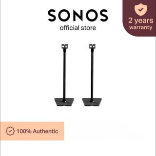 thumbnail image 2 of Sanus Wireless Speaker Stand For Sonos Five / Play 5 - Black, Single (OSS52-B2) 2 of 5