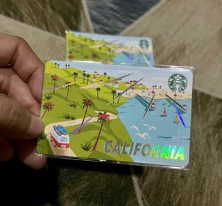 Starbucks california card (paper)