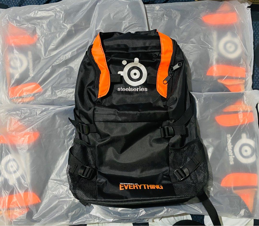 STEELSERIES LIMITED EDITION GAMING BAGPACK (Category: Computer Keyboard) located in Caloocan City. Submitted by lordjeff (Listing ID 1291250231, Image 1). Description: FOR SALE STEELSERIES LIMITED EDITION GAMING BAG 20% OFF! WE ALSO HAVE ORIGINAL STEELSERIES MOUSE, HEADSET AND MOUSEPAD PM ME FOR MORE INFO!.