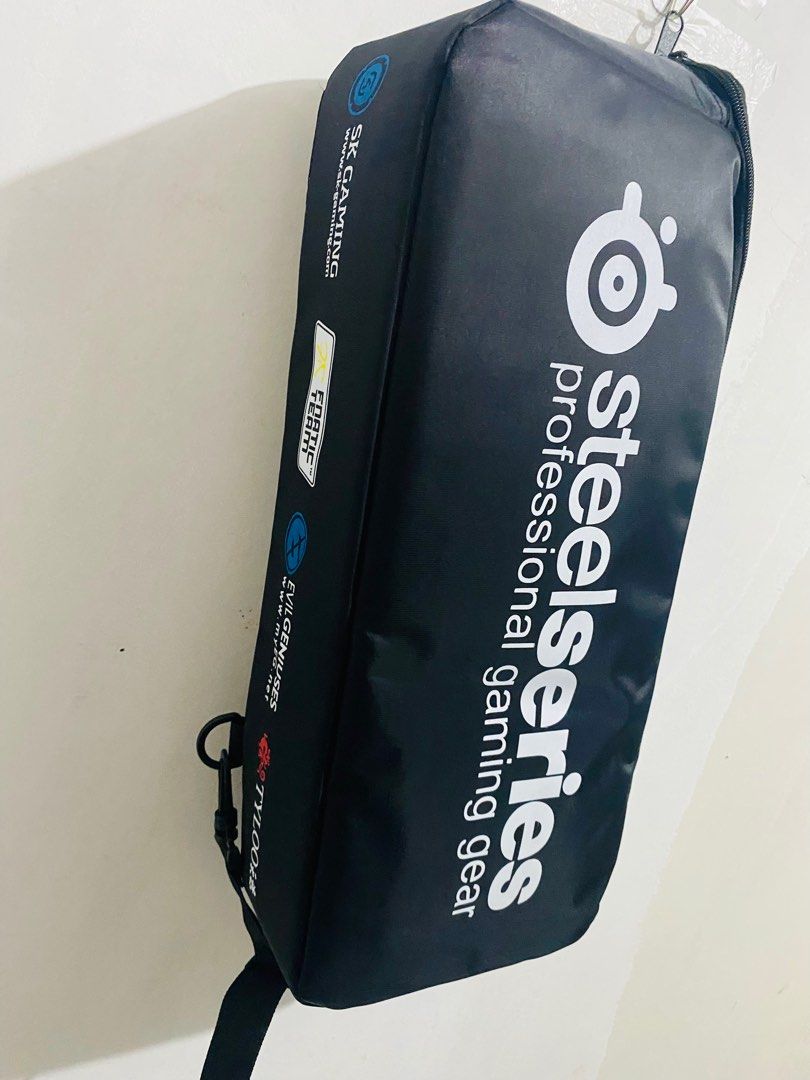 STEELSERIES LIMITED EDITION GAMING BODYBAG 20%OFF (Category: Computer Keyboard) located in Caloocan City. Submitted by lordjeff (Listing ID 1291250708, Image 1). Description: FOR SALE STEELSERIES LIMITED EDITION GAMING BAG 20% OFF! WE ALSO HAVE ORIGINAL STEELSERIES MOUSE, HEADSET AND MOUSEPAD PM ME FOR MORE INFO!.