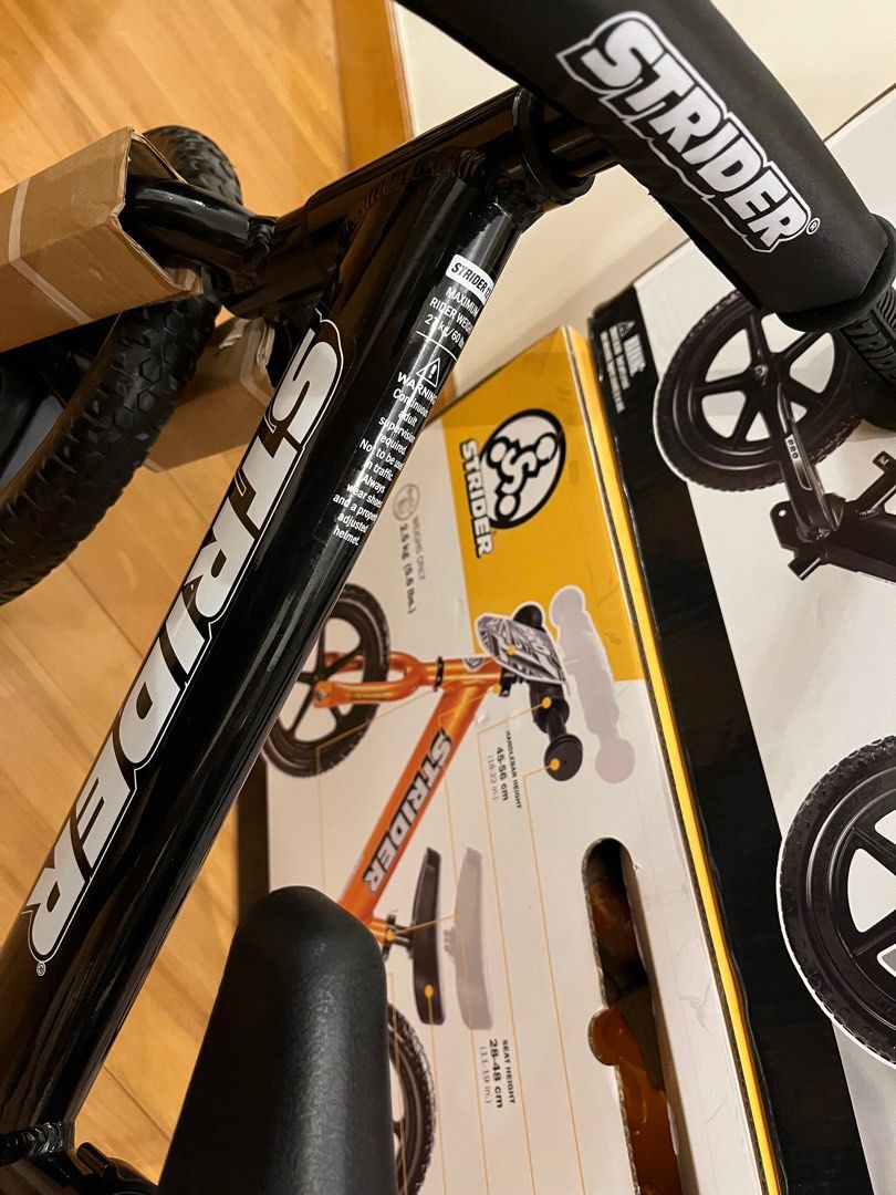 Strider Pro Pearl Black 12 Carousell