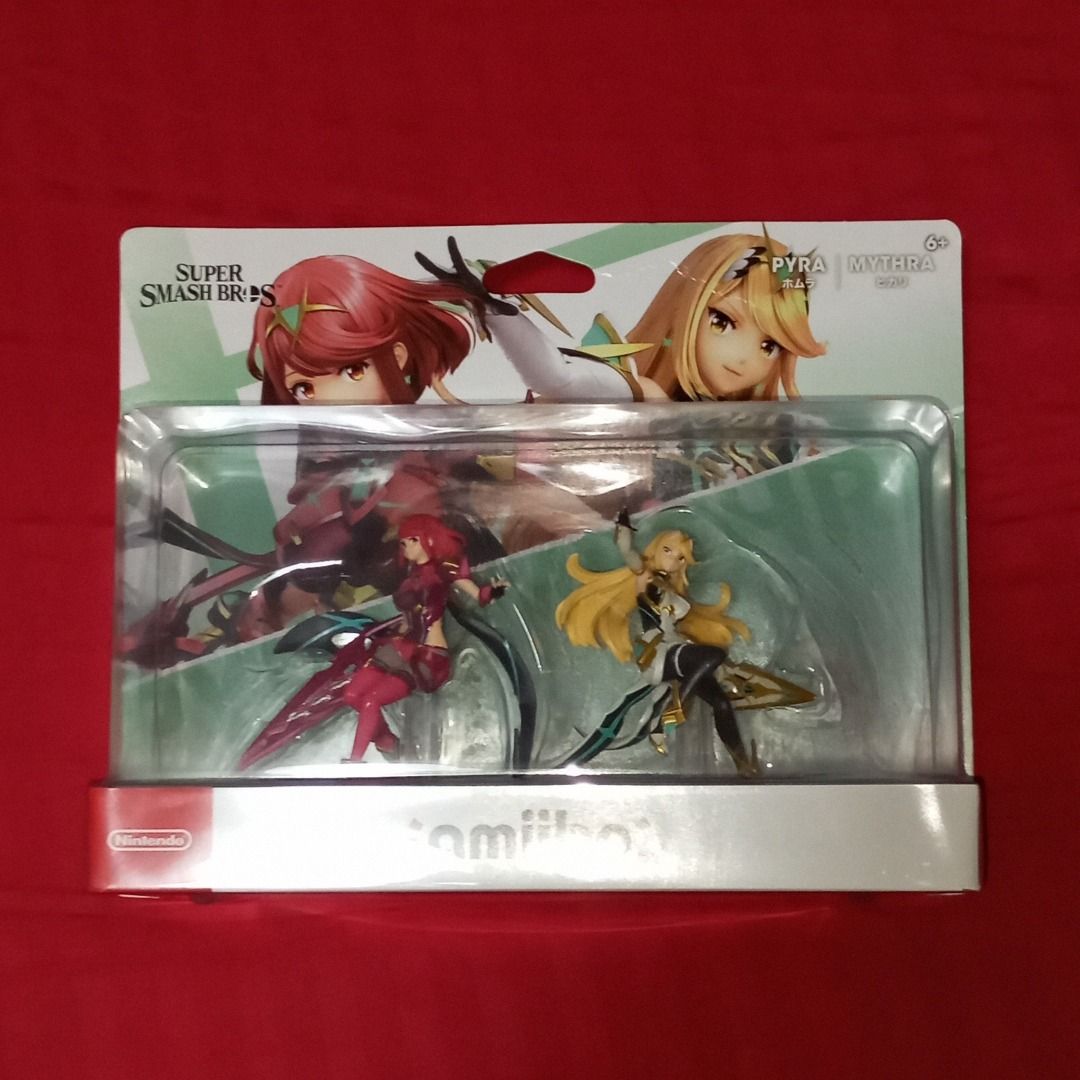 Super Smash Bros. Pyra & Mythra amiibo Bundle (Category: In-Game Products) located in Bacoor. Submitted by supervintend0 (Listing ID 1291262430, Image 1). Description: Super Smash Bros. Pyra & Mythra amiibo Bundle Packaging has a few folds RFS: Clearing up space, need funds for bills Meet-ups: Mon-Sat 12:30PM-4:30PM.
